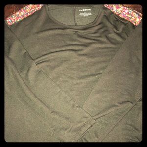 Sequin French Terry top, lane Bryant